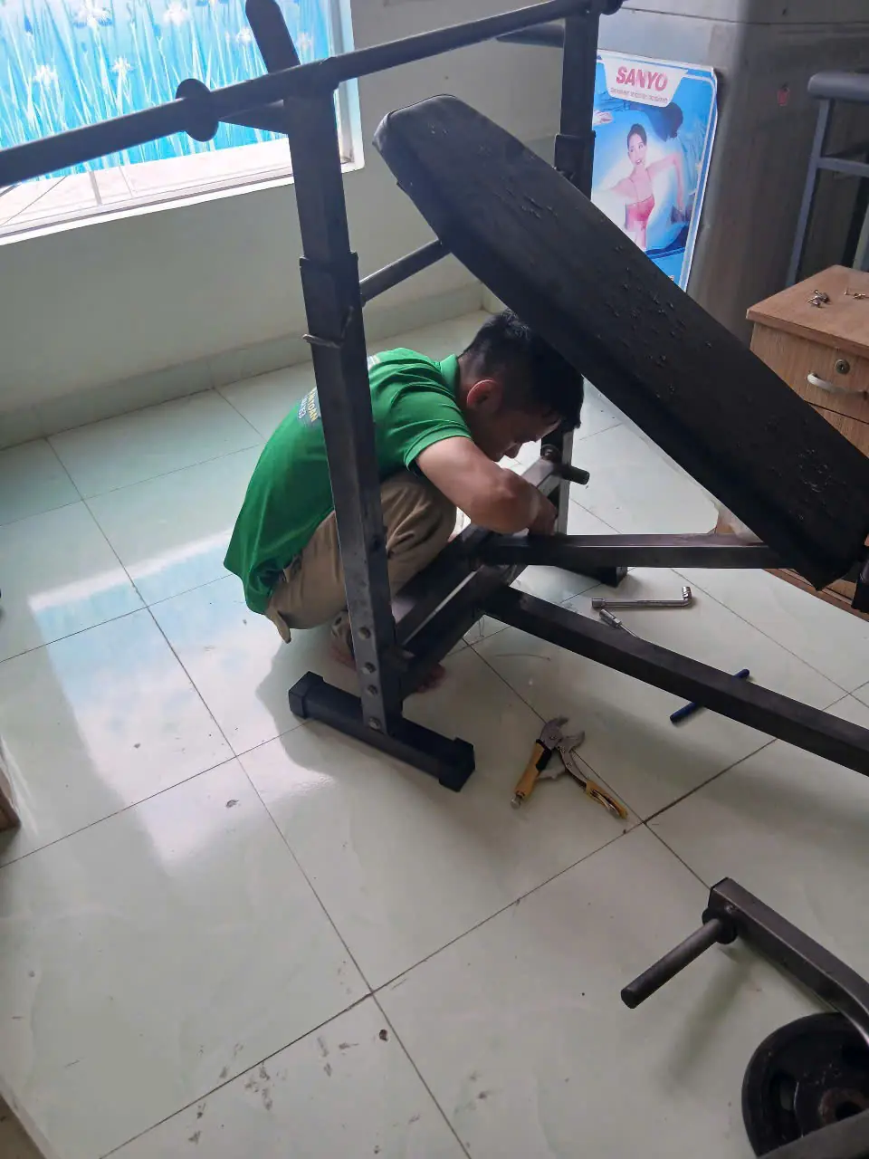 Tháo lắp máy tập gym khi vận chuyển tại Bình Trị Đông Bình Tân